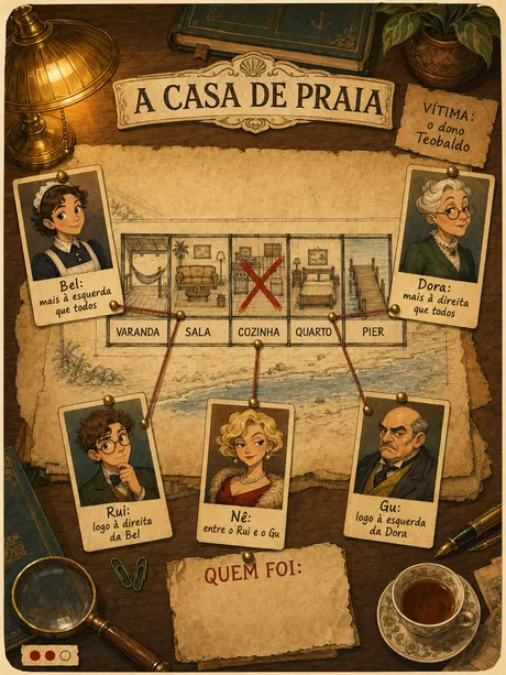 Caso na praia